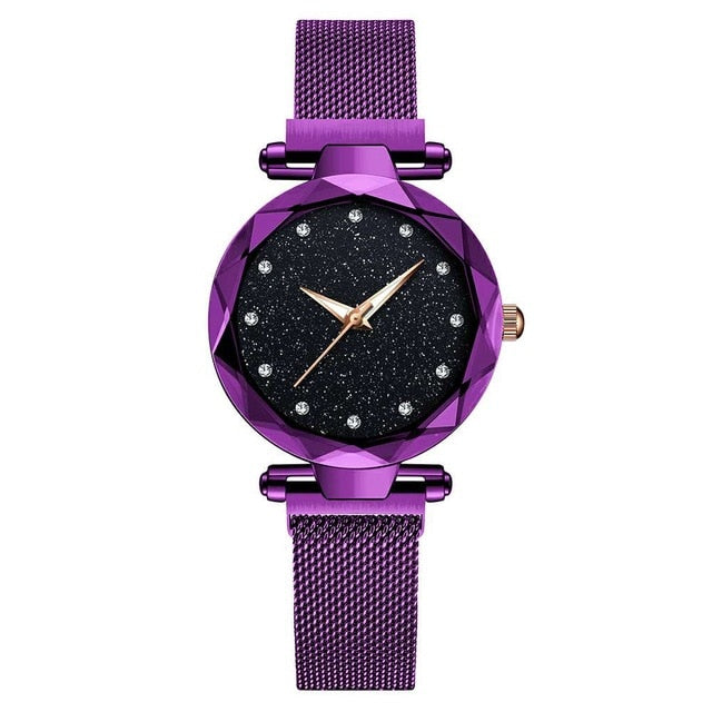 Luxury Women Watches Ladies Magnetic Starry Sky Clock Fashion Diamond Female Quartz Wristwatches relogio feminino zegarek damski