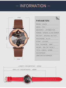 Leather Women Watches