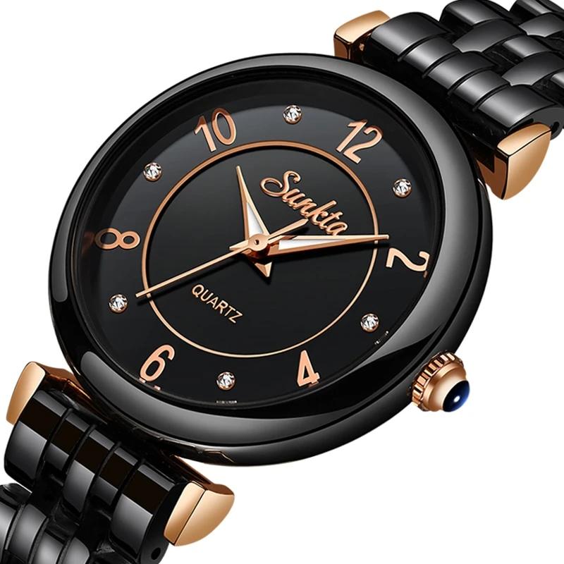 SUNKTA  Hot Women Watches Luxury