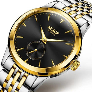 Stainless Steel Luxury Gold Men