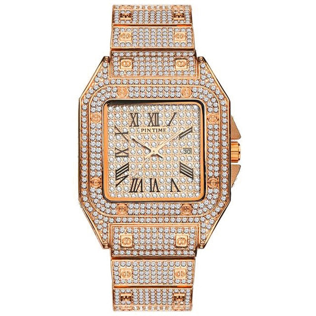 HIP HOP Gold Watch