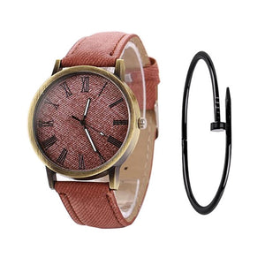 Retro Simple Women Watches Laides