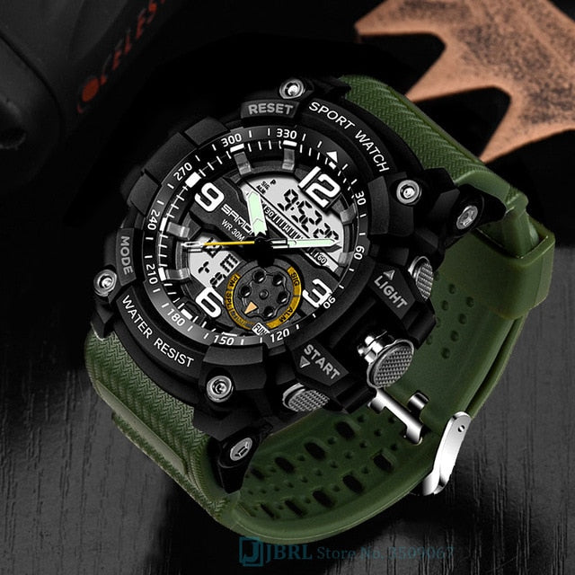 Military Army Sport Style Wristwatch