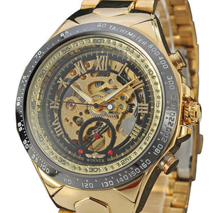 2020 WINNER Men Gold Watch