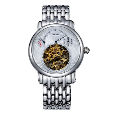 Switzerland Luxury Brand Nesun Hollow Tourbillon Watch Men