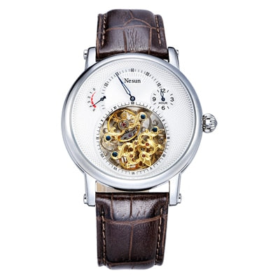 Switzerland Luxury Brand Nesun Hollow Tourbillon Watch Men