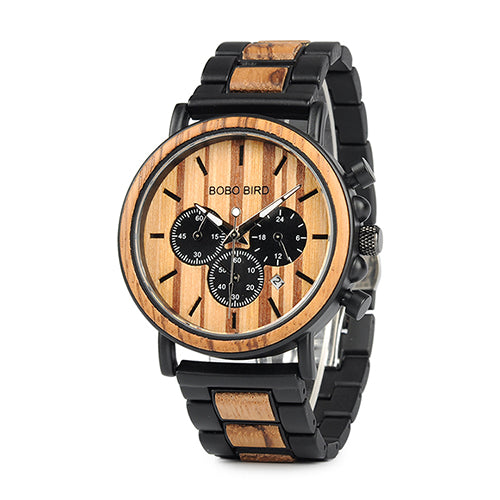 Luxury  Wooden Watch in Wood Gift Box