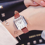 Square dial women's fashion retro watches ulzzang popular brand simple stylish quartz-watch ladies wristwatches relogio feminino