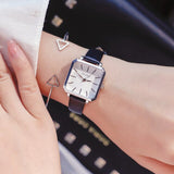 Square dial women's fashion retro watches ulzzang popular brand simple stylish quartz-watch ladies wristwatches relogio feminino