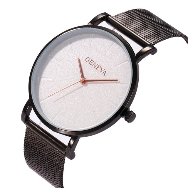 Top Brand Luxury quartz-watch men Casual Black Quartz Watch stainless steel clock male Relogio Man Watches reloj montre homme