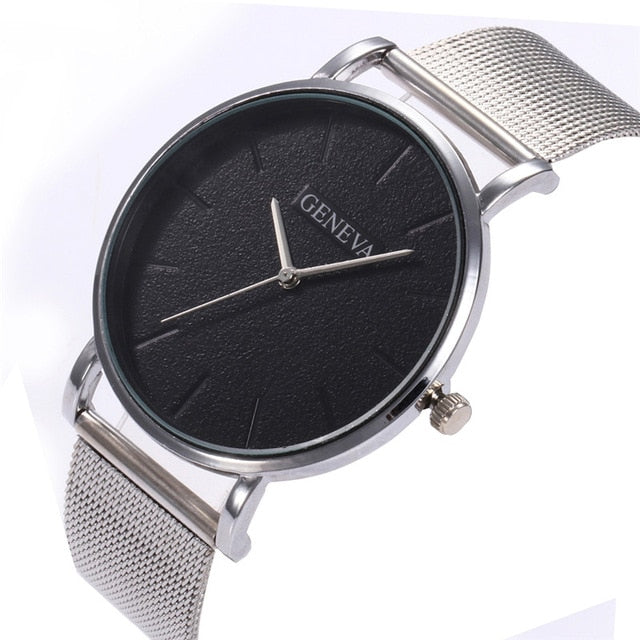 Top Brand Luxury quartz-watch men Casual Black Quartz Watch stainless steel clock male Relogio Man Watches reloj montre homme