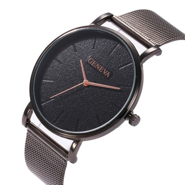 Top Brand Luxury quartz-watch men Casual Black Quartz Watch stainless steel clock male Relogio Man Watches reloj montre homme