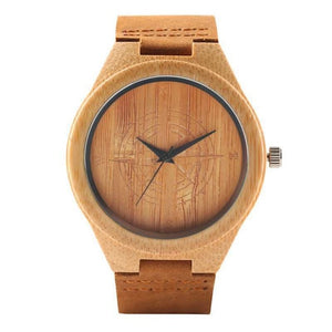 Natural Bamboo Wood Watch Men & Women