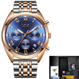 Mens Watches Top Brand Luxury Waterproof 24 Hour Date Quartz Clock