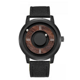 EUTOUR Magnetic Wood Watch Men