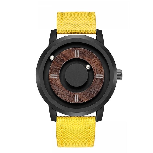 EUTOUR Magnetic Wood Watch Men