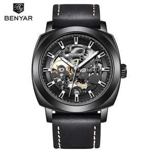 Benyar Men Watch Skeleton