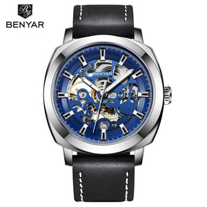 Benyar Men Watch Skeleton